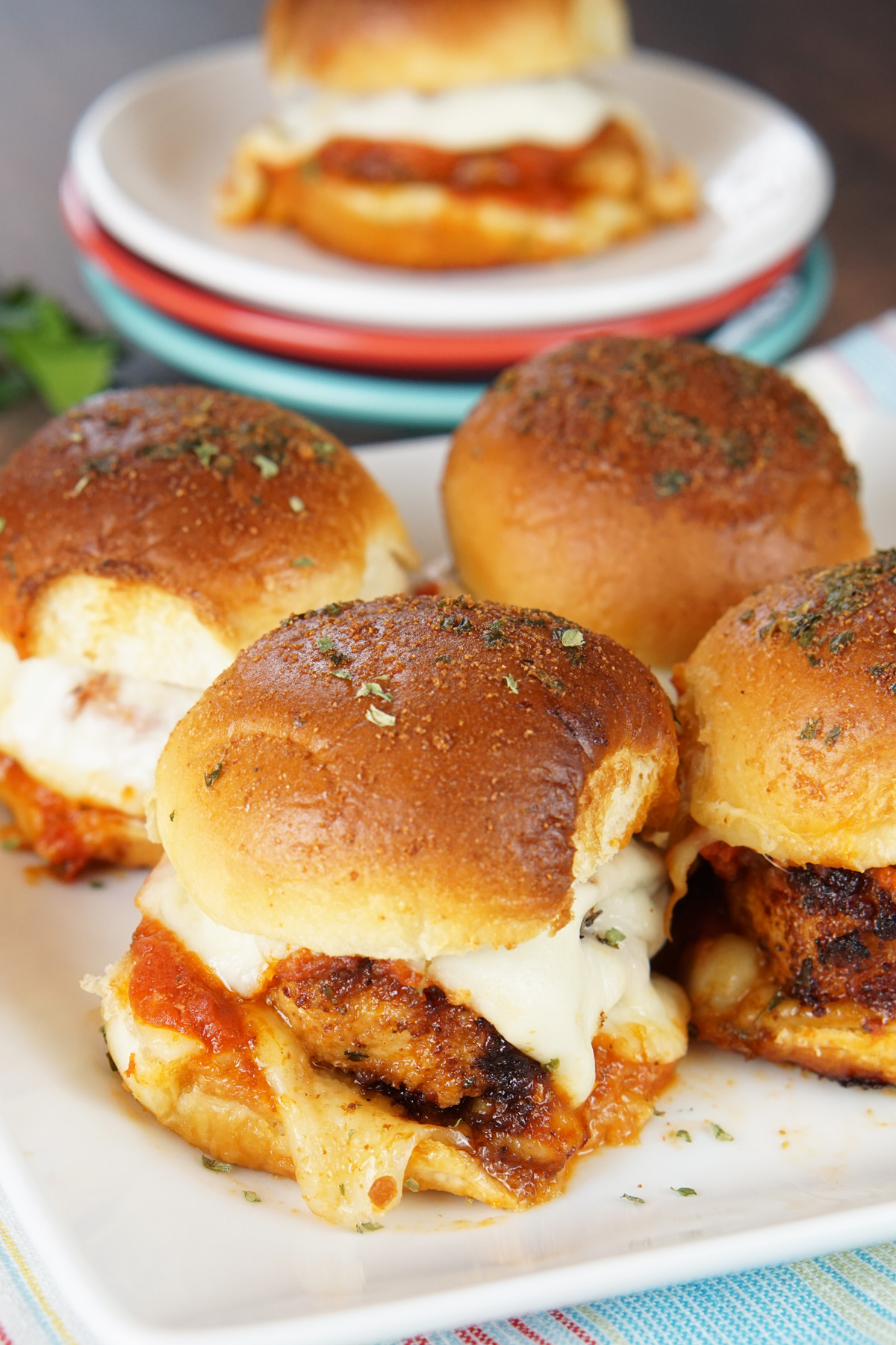 chicken parmesan sliders