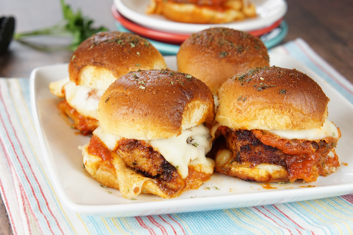 chicken parmesan sliders