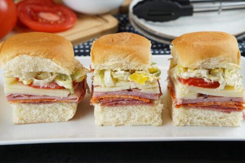 Italian grinder sliders