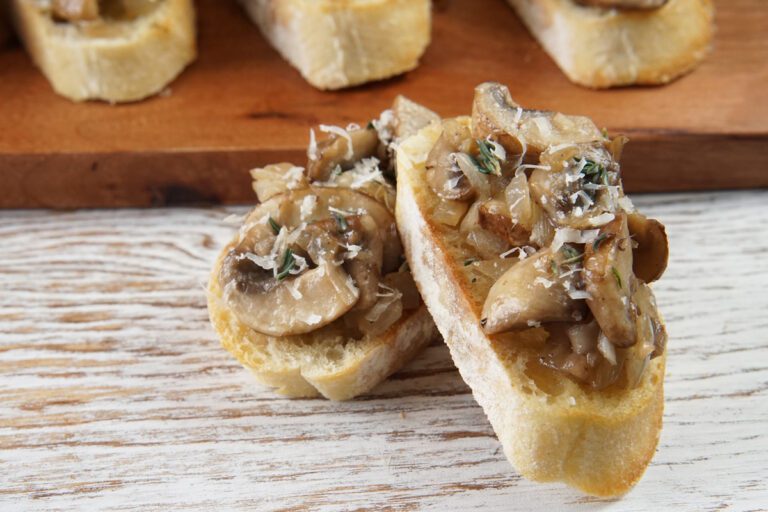 Mushroom crostini