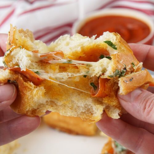 Pepperoni pizza bites