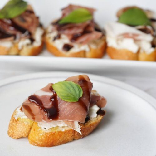 Prosciutto & Balsamic Crostini