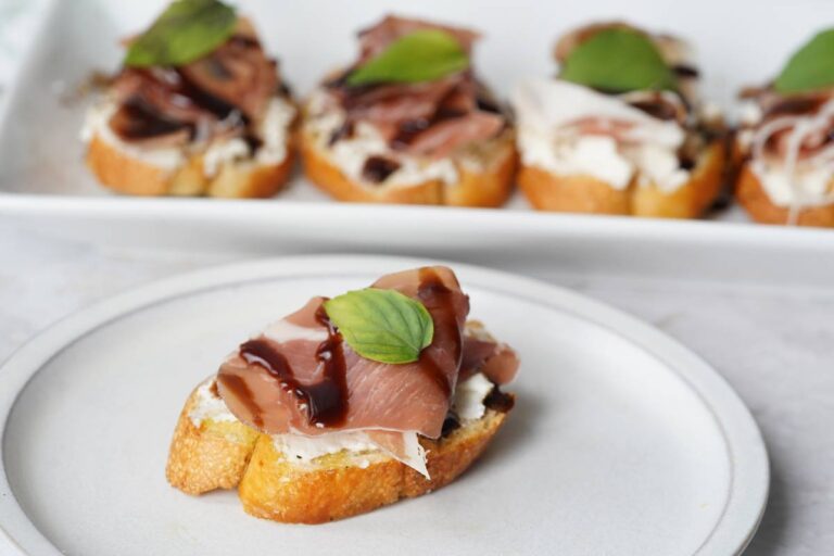 Prosciutto & Balsamic Crostini