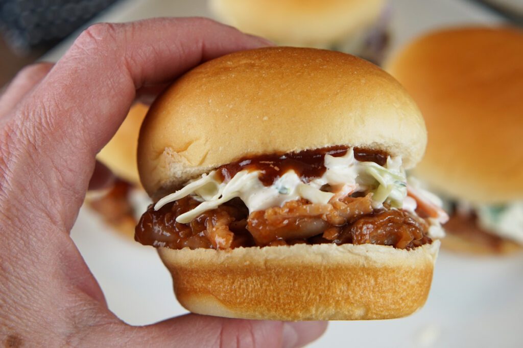 Pulled pork sliders