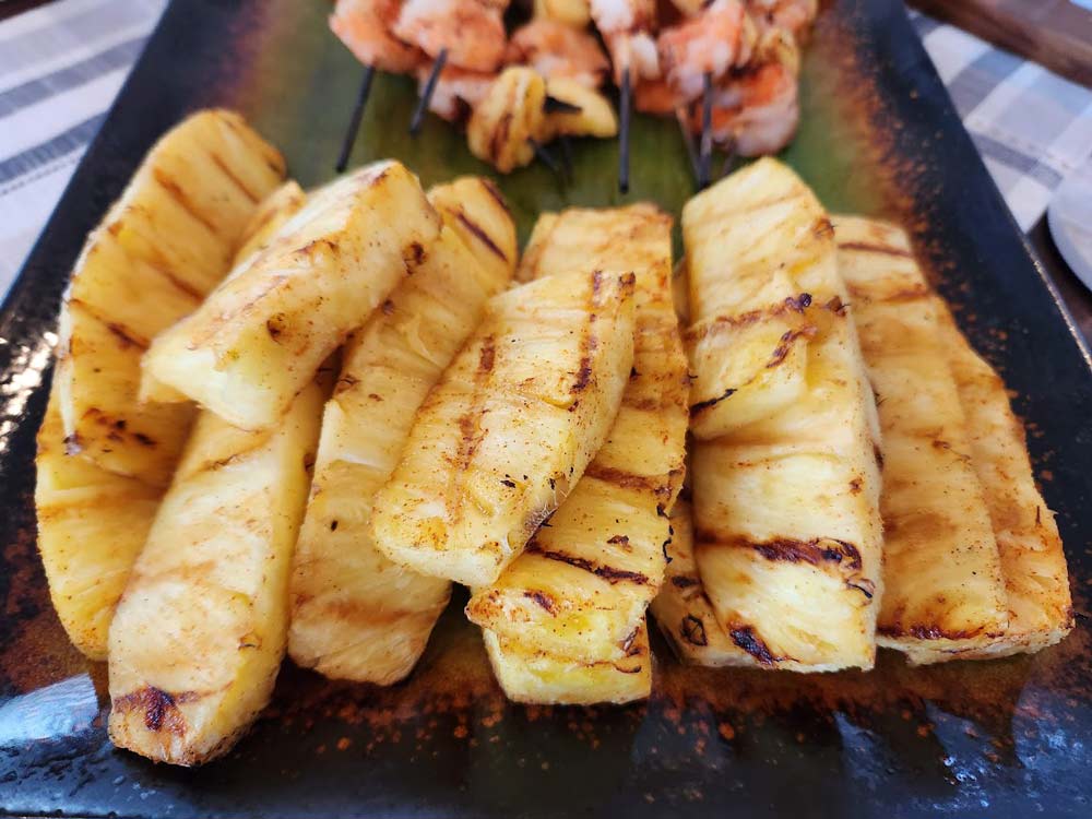 Grilled pineapple