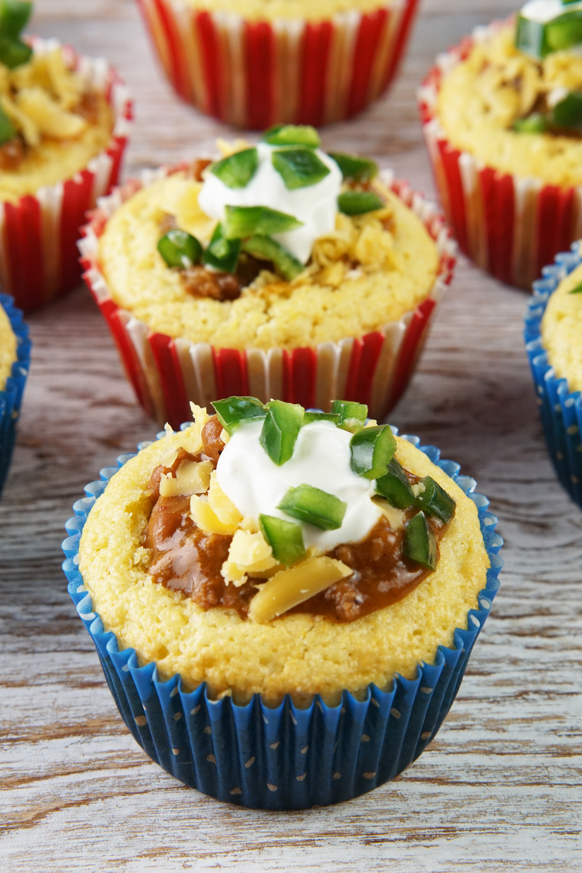 Chili Cornbread Muffins
