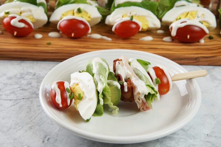 cobb salad skewers