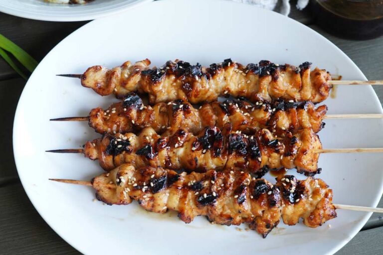 Chinese chicken skewers
