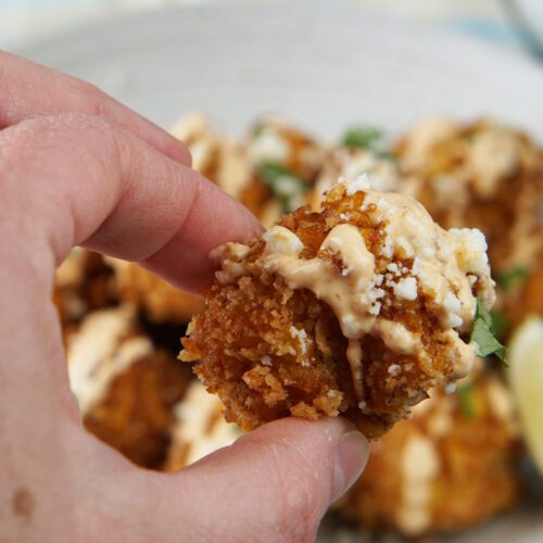 Mexican street corn croquetas