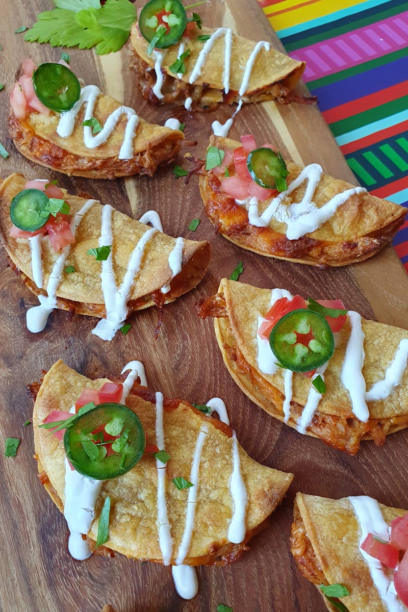 mini chicken tacos