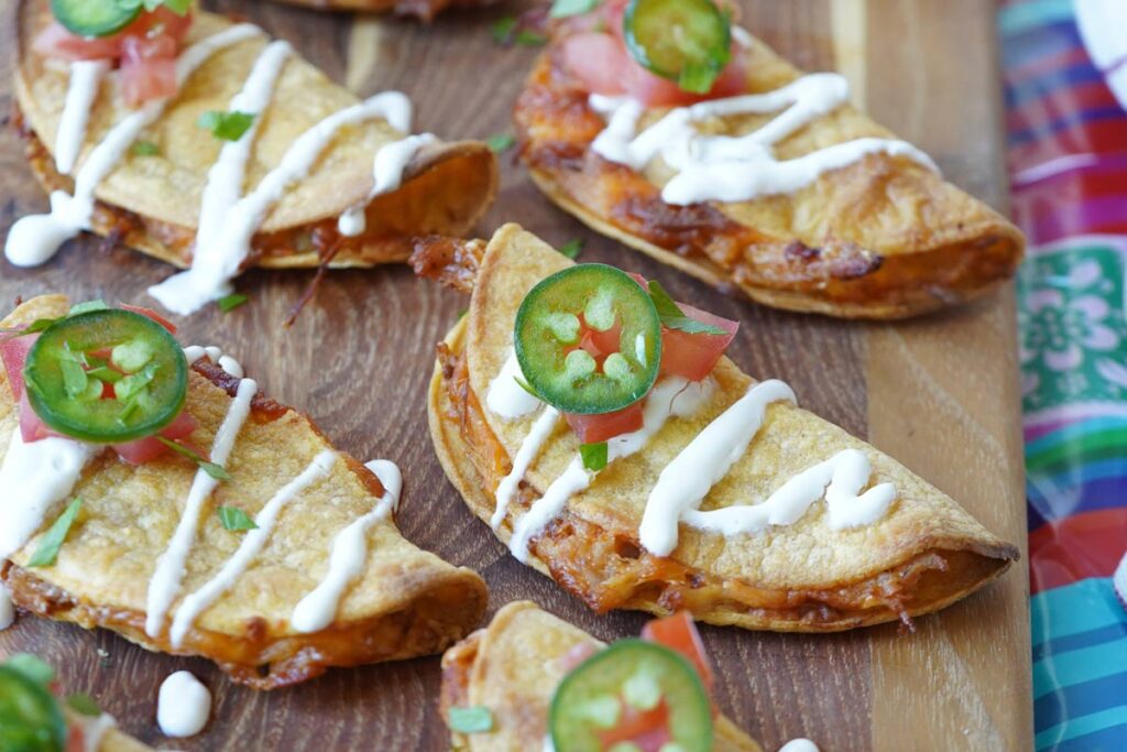 mini chicken tacos