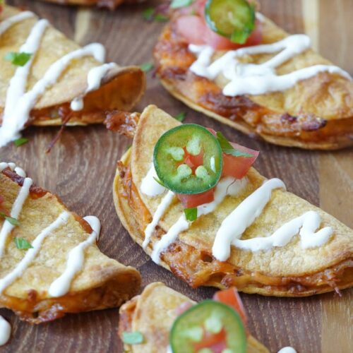 mini chicken tacos