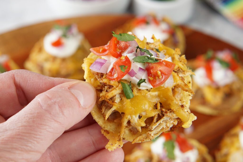 Mini sheet pan tostada appetizers