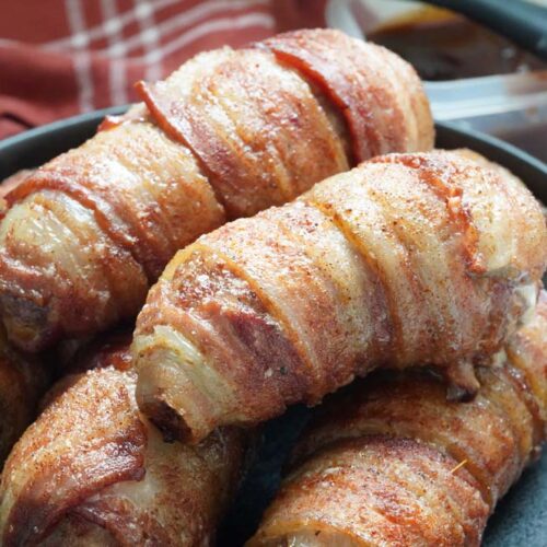 Smoked armadillo eggs