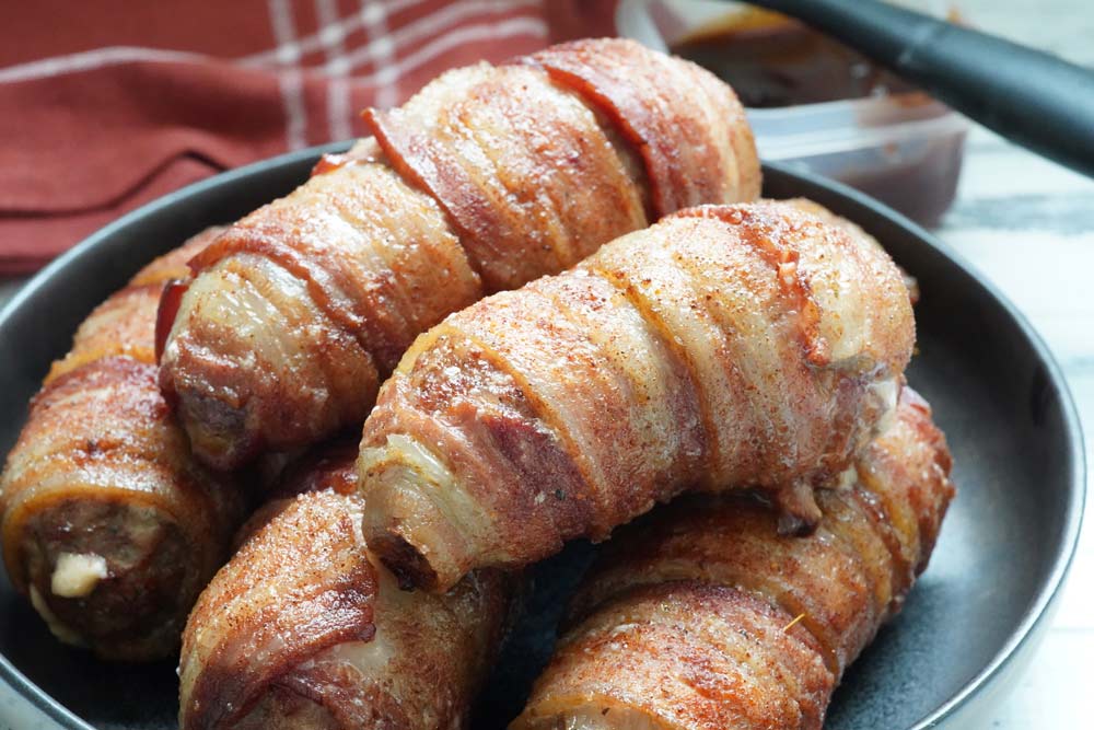 Smoked armadillo eggs