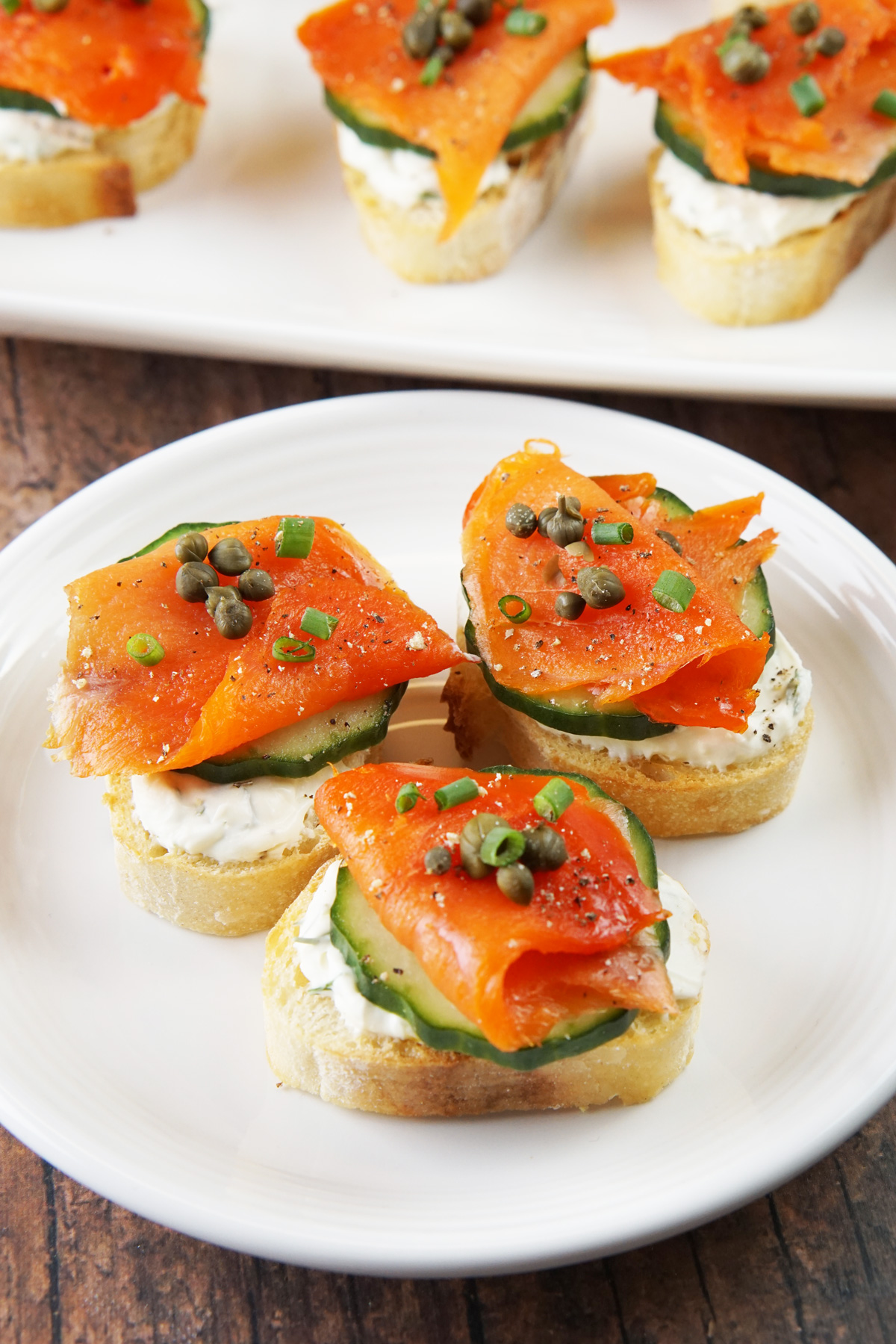 smoked salmon crostini