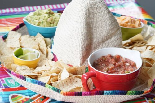sombrero with salsa