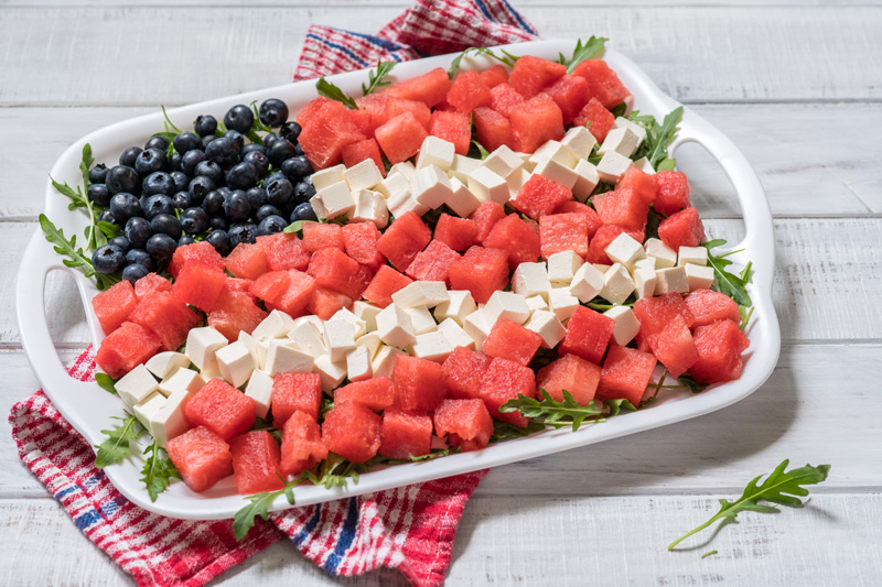 4th of July Fruit Platter