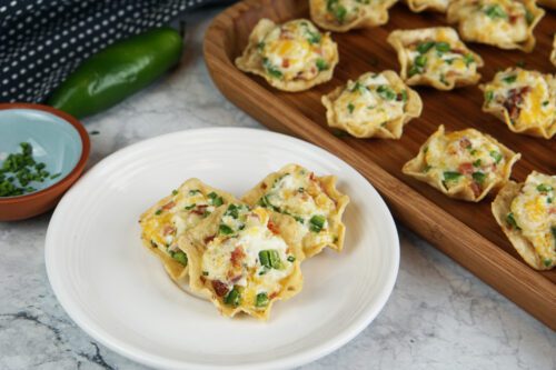 Bacon jalapeno popper bites