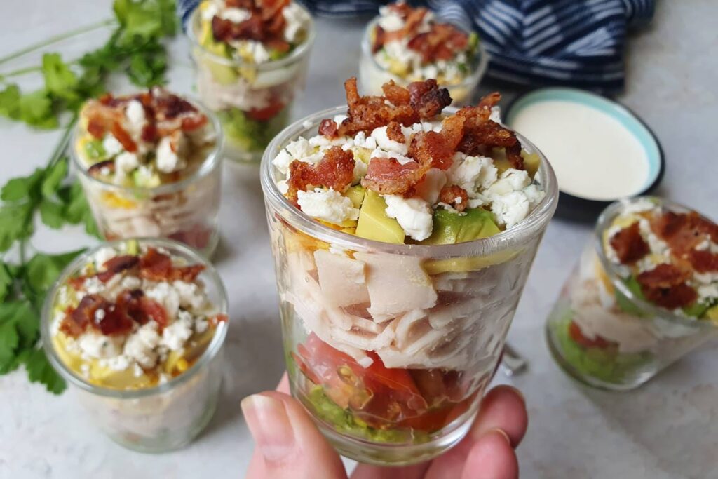 cobb salad cups