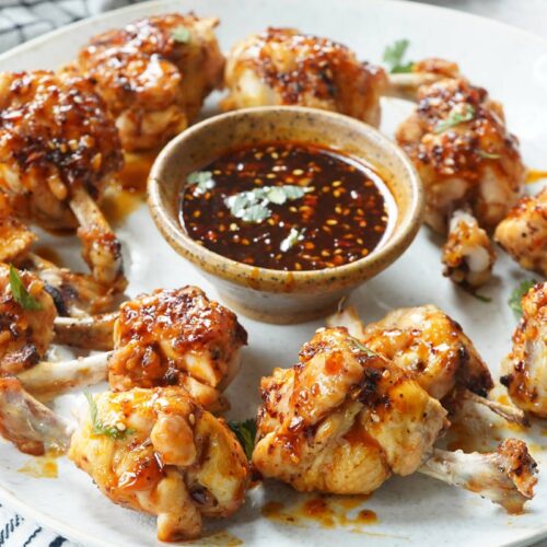 firecracker chicken lollipops