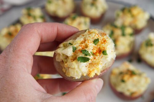 Potato salad bites
