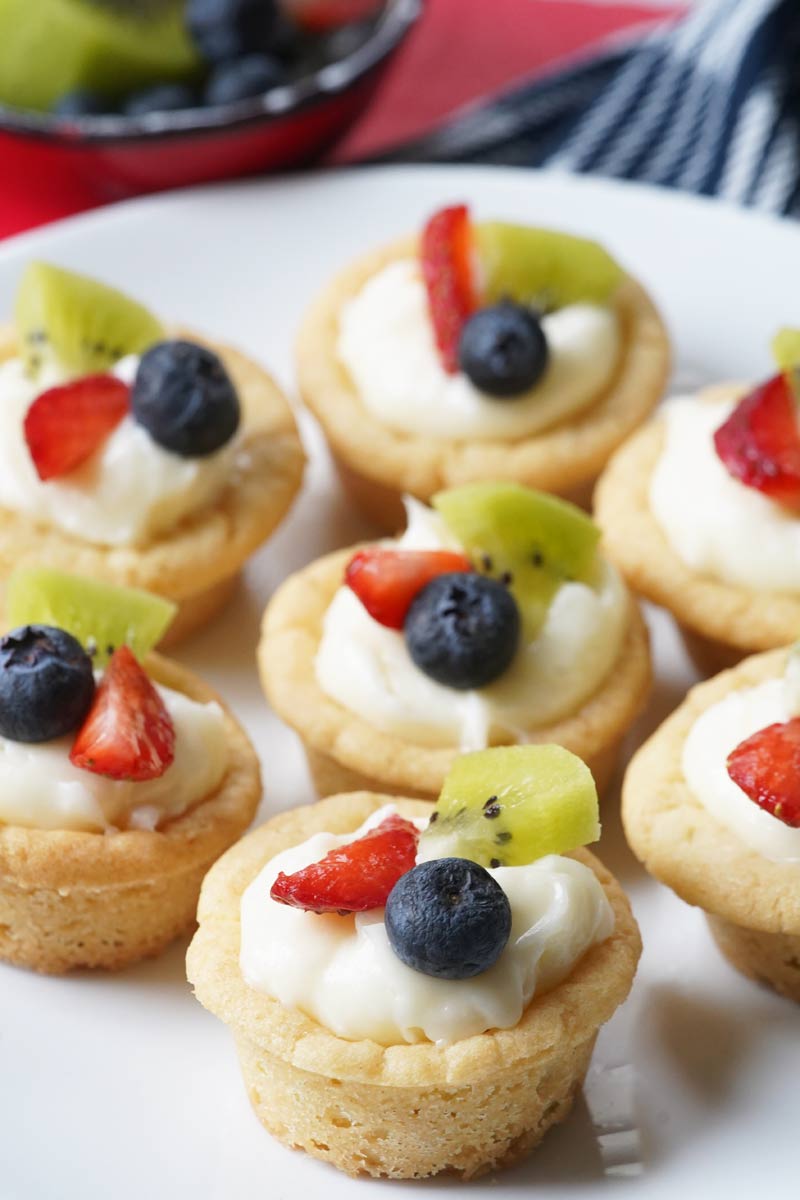 sugar cookie fruit cups