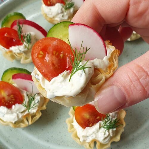 summer herb veggie cups