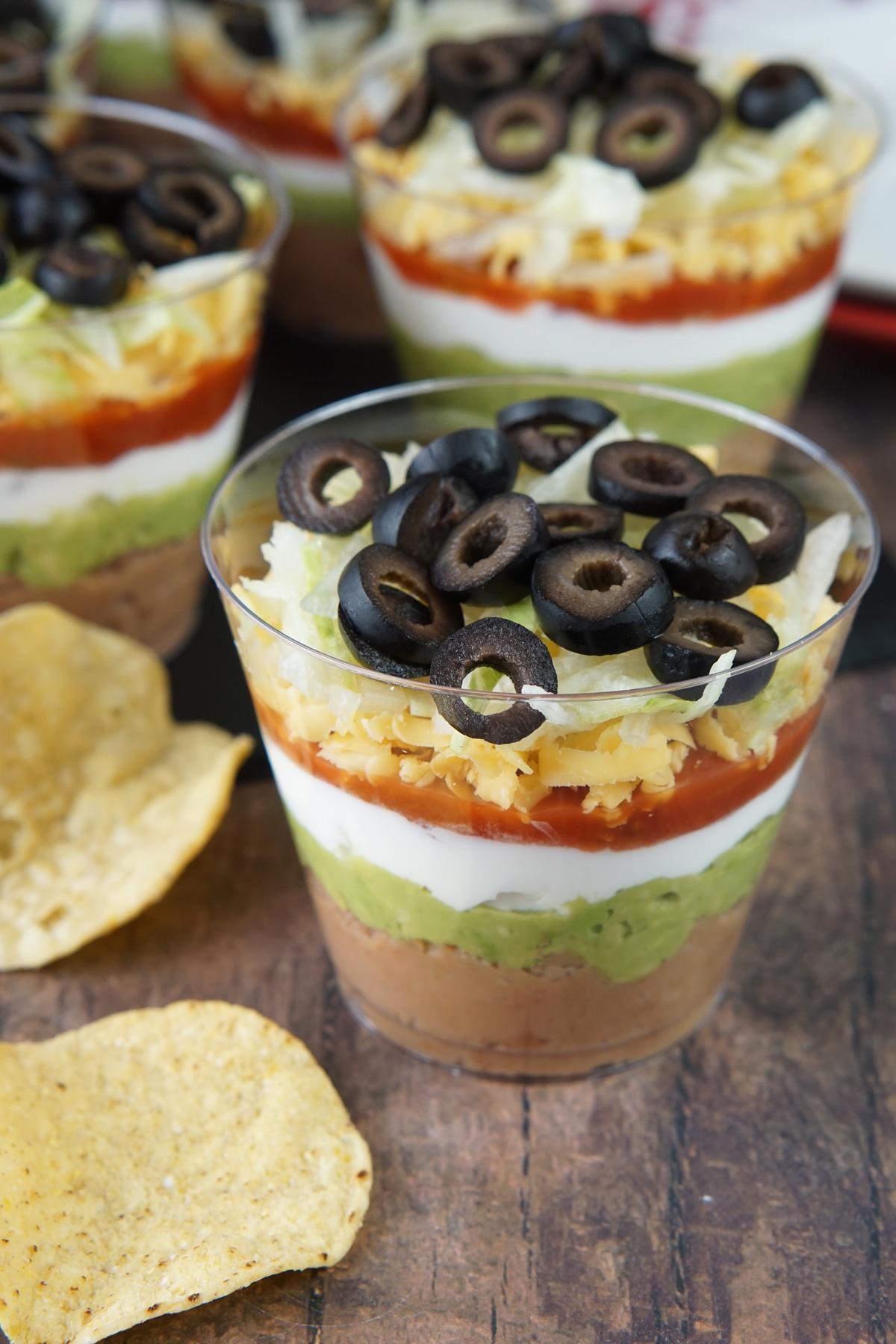 7-layer dip cups