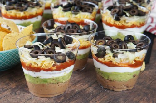 7-layer dip cups