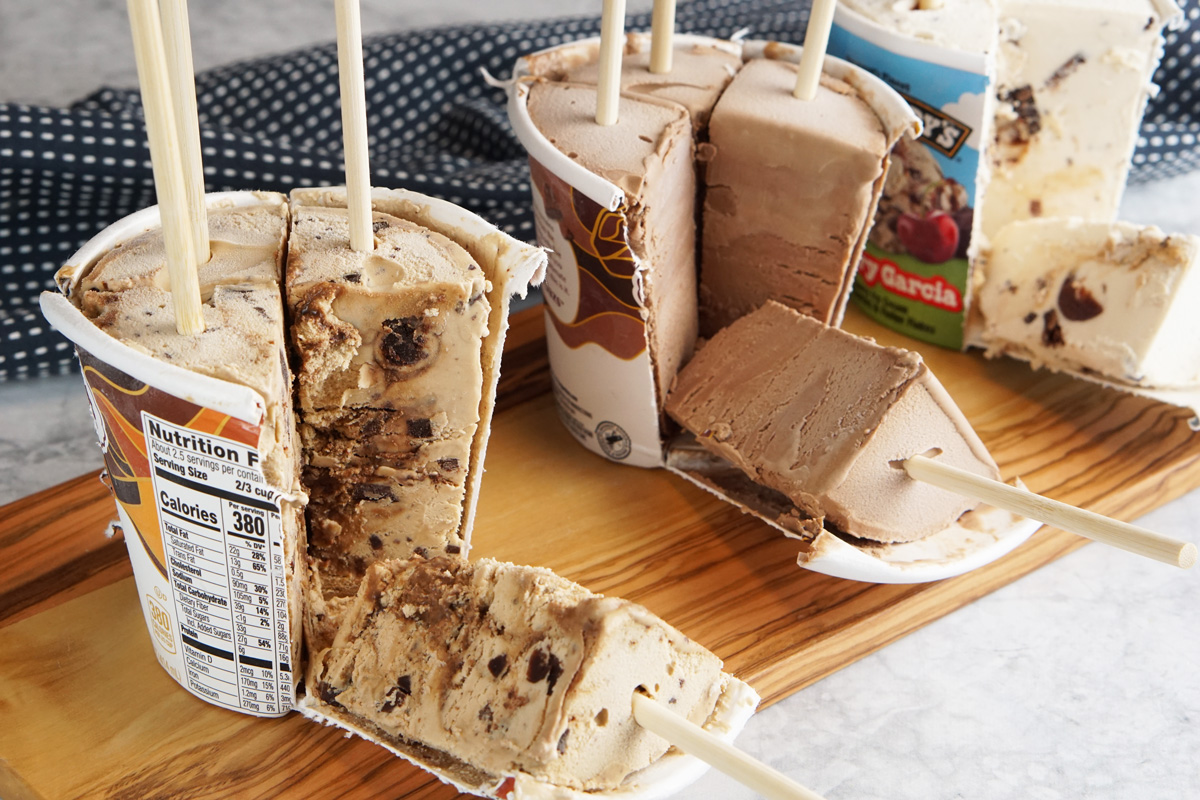 Ice cream skewers