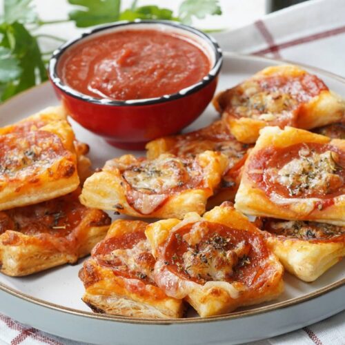 puff pastry pizza squares