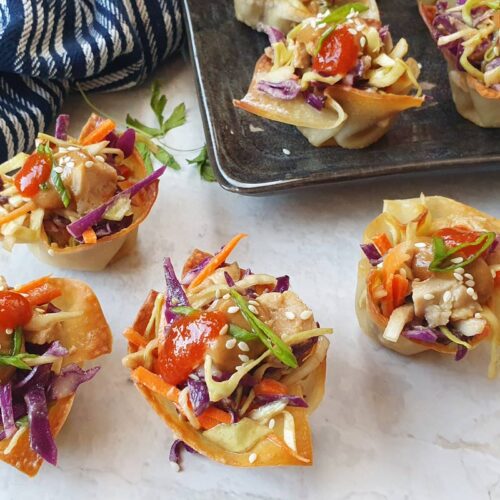 thai wonton cups