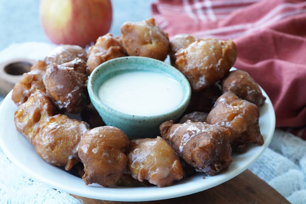 apple fritter bites