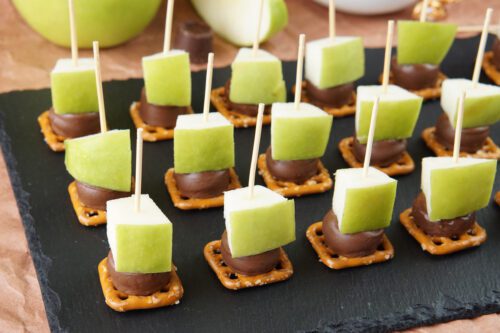 Caramel apple bites