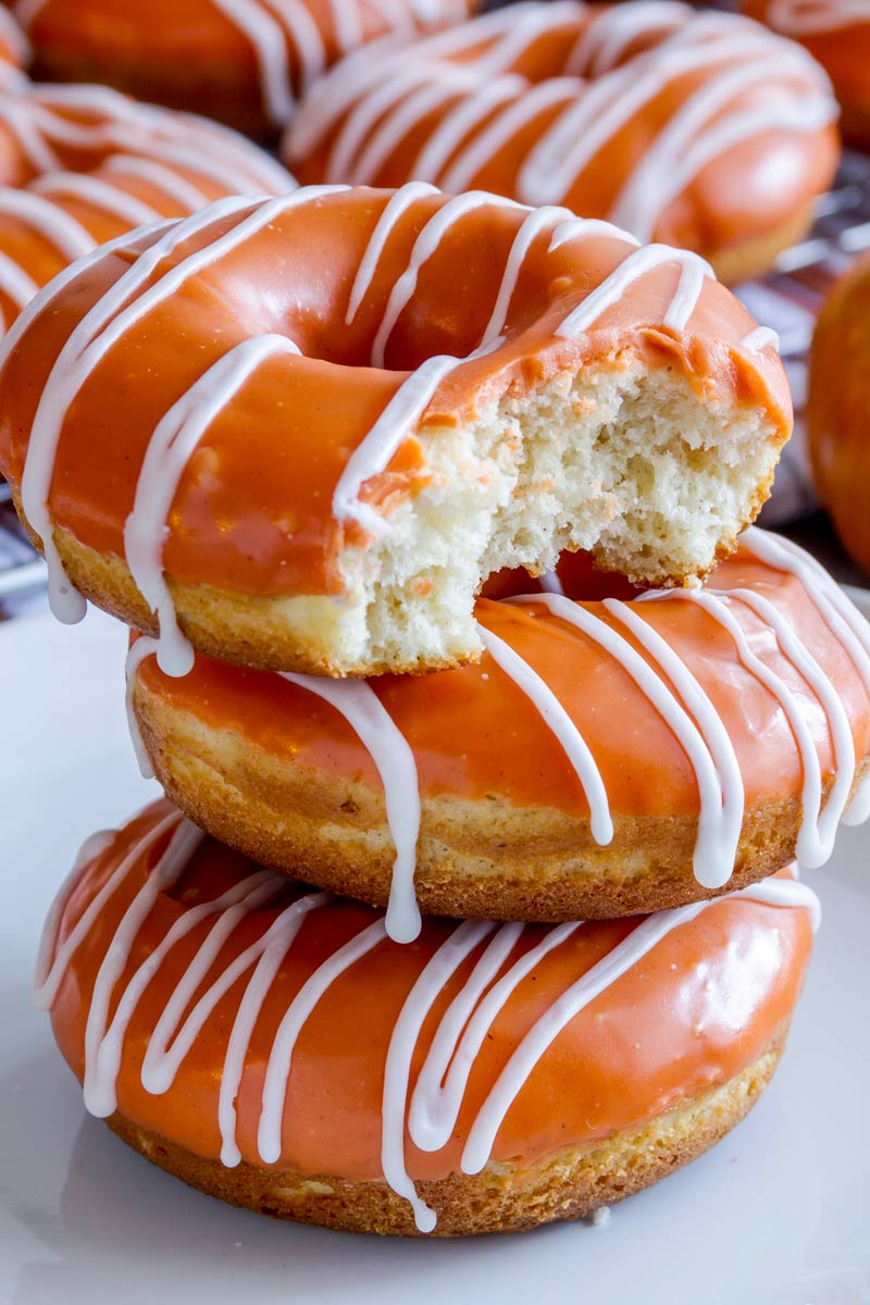 pumpkin glazed donuts