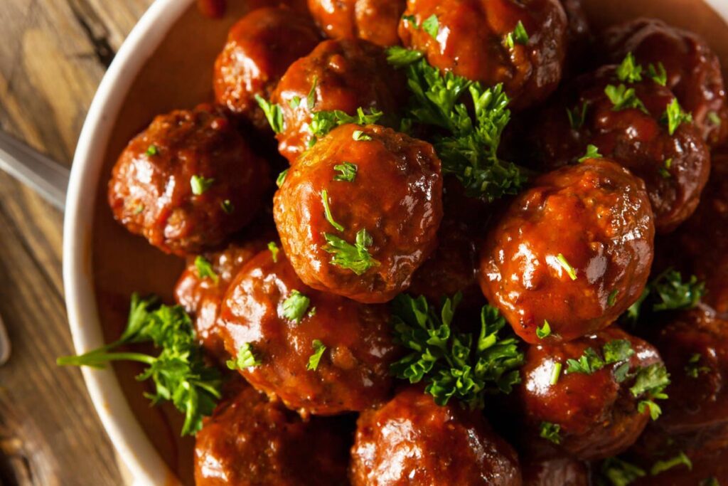 sweet and sour meatballs