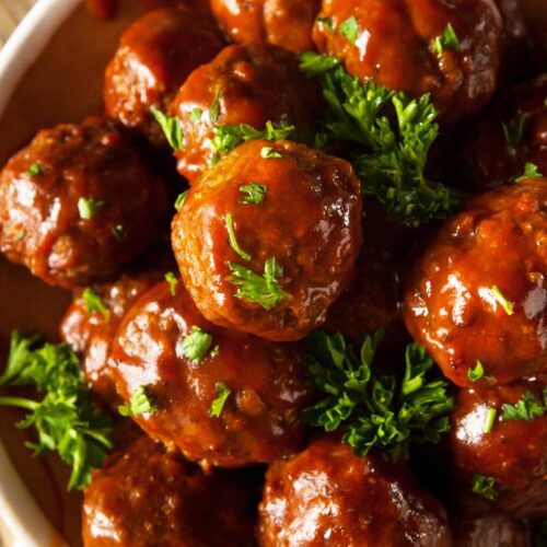 sweet and sour meatballs
