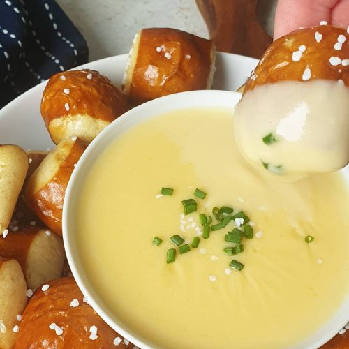 beer cheese pretzels