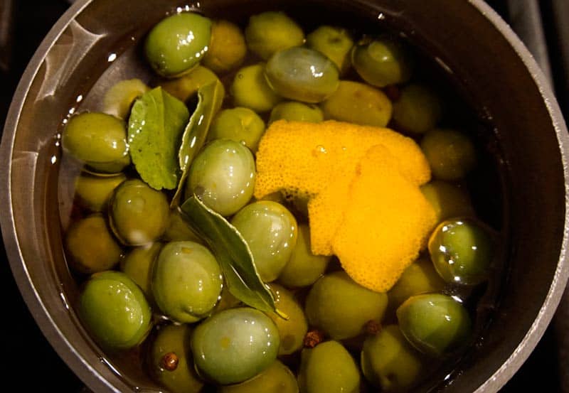 marinated olives