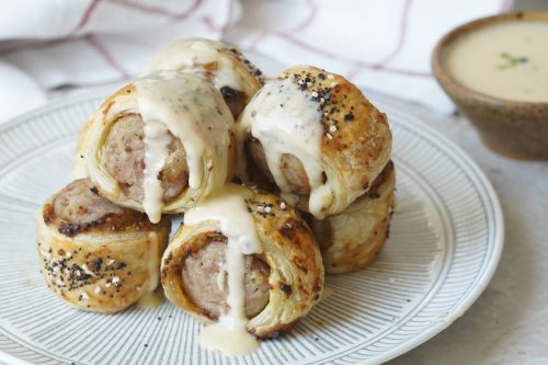 puff pastry beer brats