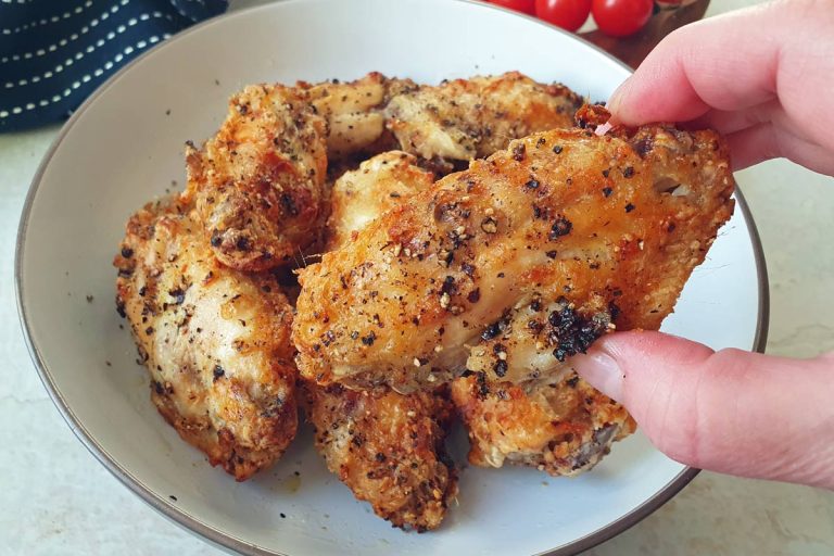 salt and pepper chicken wings