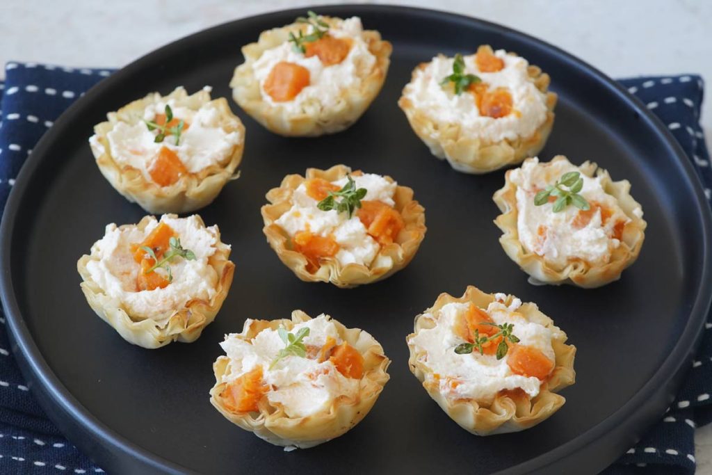 Butternut Squash & Thyme Tartlets