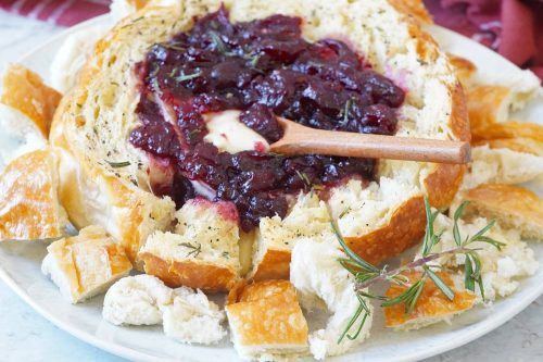 cranberry brie bread bowl