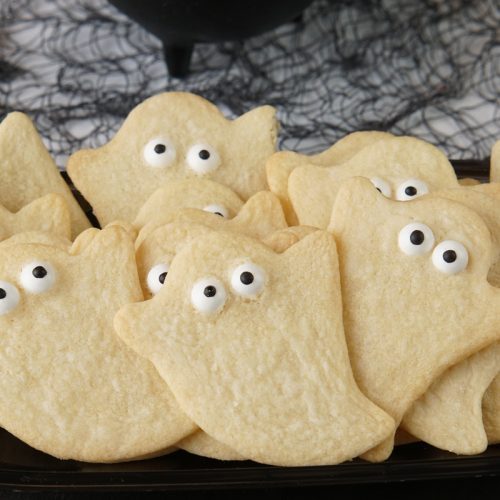 Spooky ghost cookies