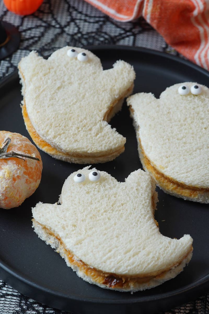 Halloween Ghost Sandwiches