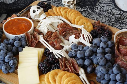 Halloween charcuterie plate