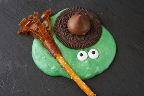 Melted witch cookies