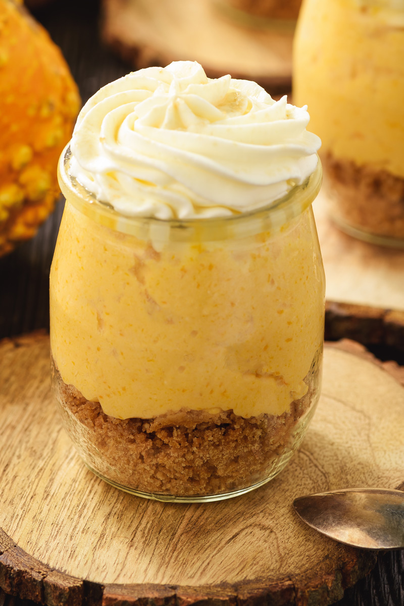 pumpkin cheesecake mousse