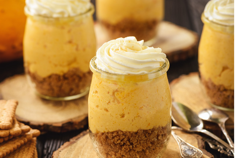 pumpkin cheesecake mousse